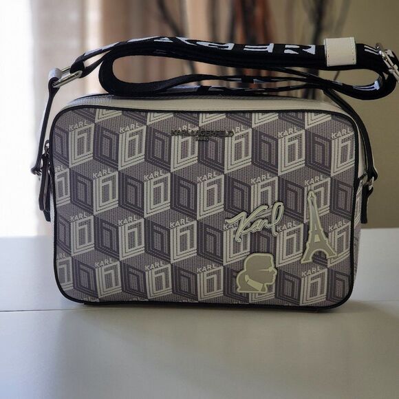 NEW! Karl Lagerfeld Paris Crossbody Bag - Picture 1 of 15